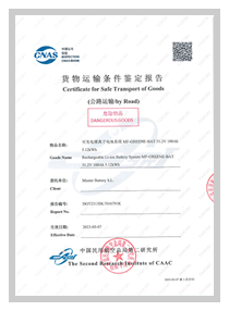 Certificate-Safe-Transport-Road