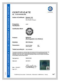 TüV Certification